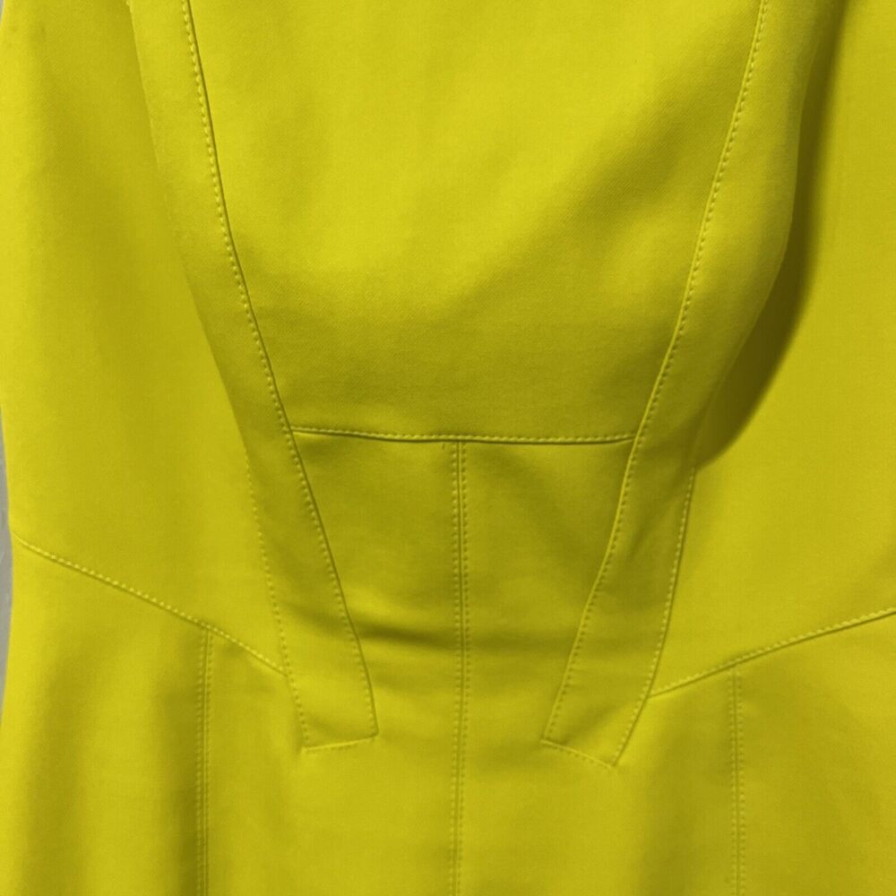 Karen Millen Women's Dress Lime Size 6 - Picture 2 of 7